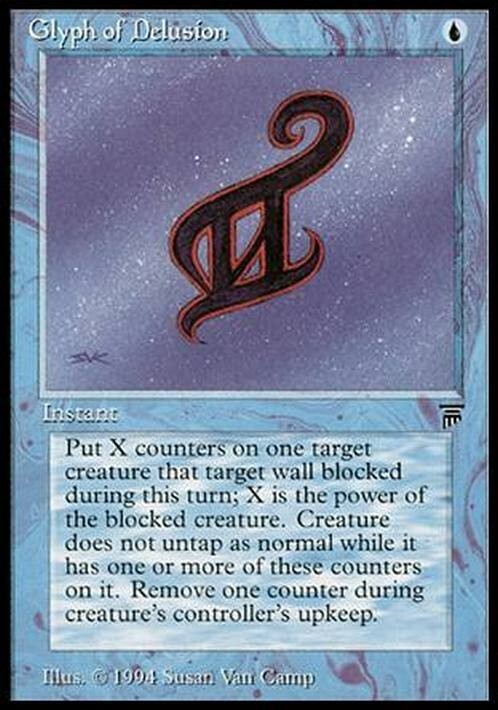 Glyph of Delusion ~ Legends [ Excellent ] [ Magic MTG ]