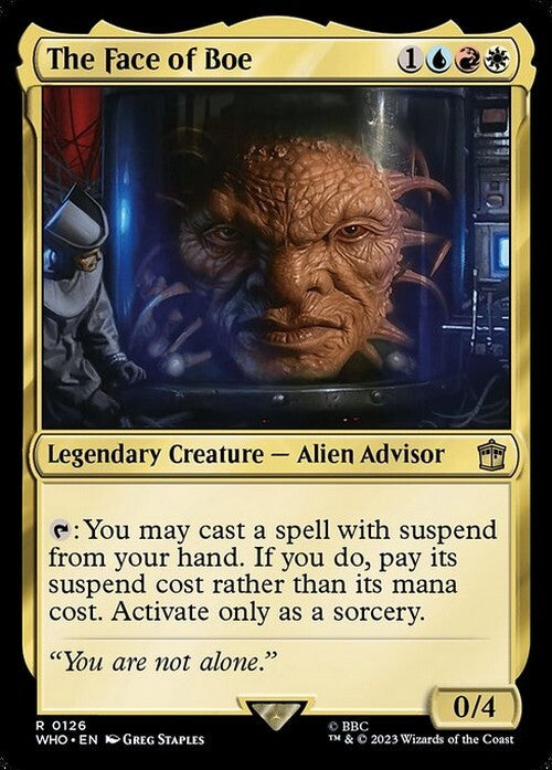The Face of Boe ~ Commander: Doctor Who [ NearMint ] [ Magic MTG ]