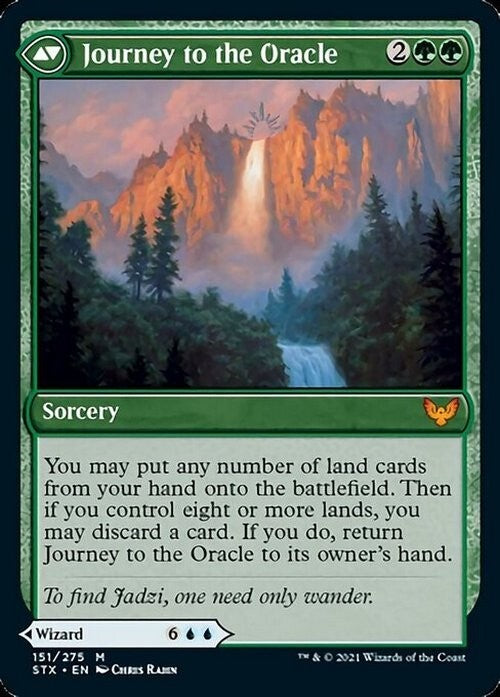 Jadzi, Oracle of Arcavios / Journey to the Oracle ~ Strixhaven [ EX ] [ MTG ]