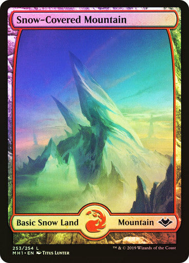 Choose your FOIL Snow-Covered Land ~ Modern Horizons 1 [ NM ] [ Magic MTG ]