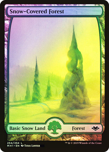 Choose your FOIL Snow-Covered Land ~ Modern Horizons 1 [ NM ] [ Magic MTG ]
