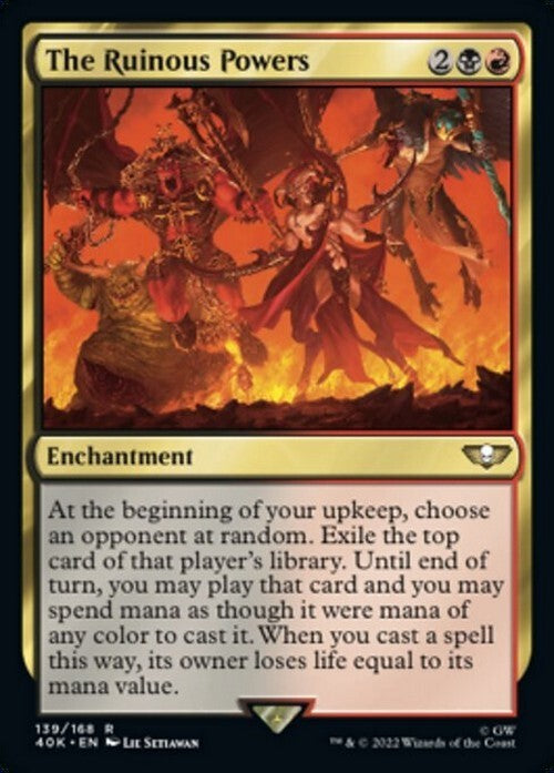The Ruinous Powers ~ Commander: Warhammer 40,000 [ NearMint ] [ Magic MTG ]