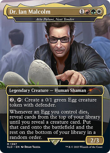 Dr. Ian Malcolm (Atla Palani) ~ Universes Beyond: Jurassic World [ NM ] [ MTG ]