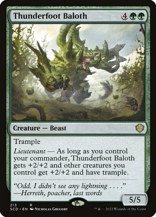 Thunderfoot Baloth ~ Starter Commander [ NearMint ] [ Magic MTG ]