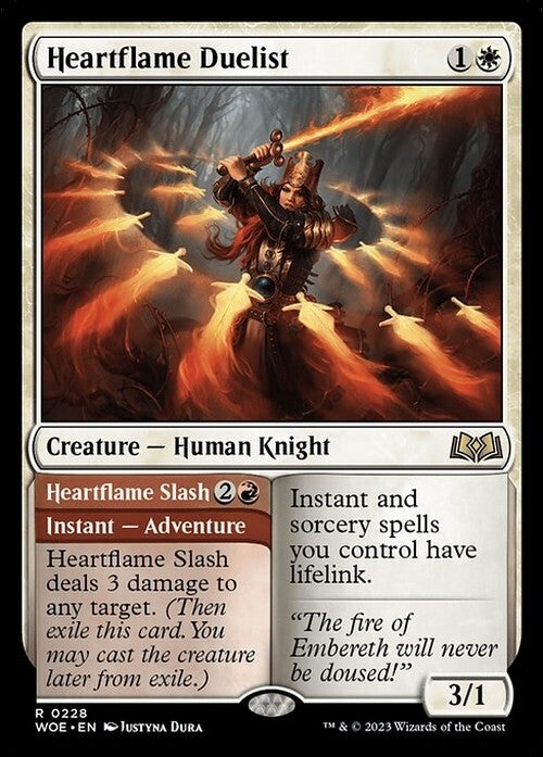 Heartflame Duelist ~ Wilds of Eldraine [ NearMint ] [ Magic MTG ]