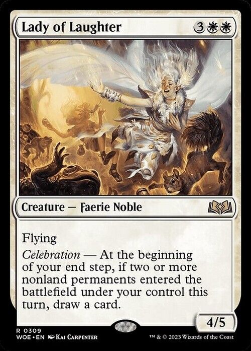 Lady of Laughter ~ Wilds of Eldraine [ NearMint ] [ Magic MTG ]