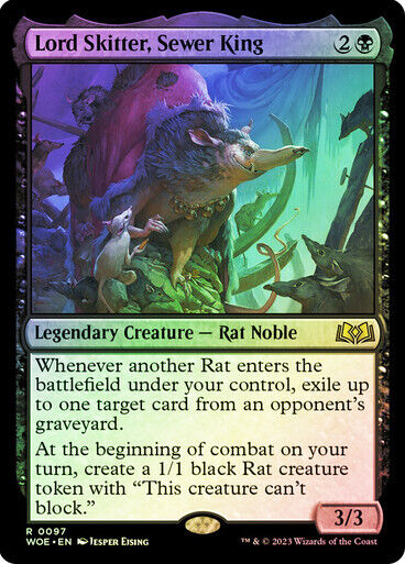 FOIL Lord Skitter, Sewer King ~ Wilds of Eldraine [ NM ] [ Magic MTG ] - London Magic Traders Ltd