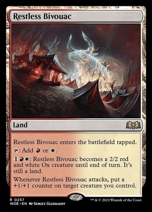 Restless Bivouac ~ Wilds of Eldraine [ NearMint ] [ Magic MTG ]