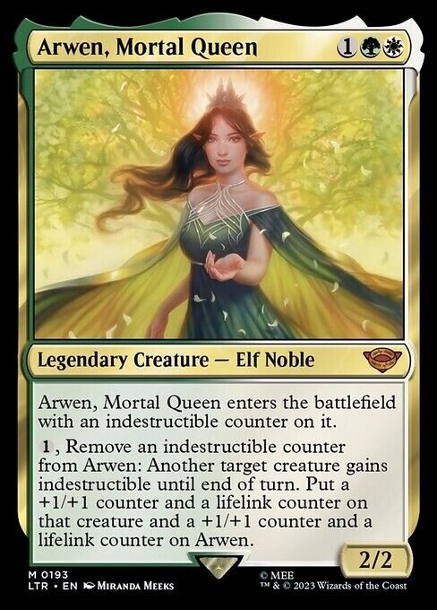 Arwen, Mortal Queen ~ The Lord of the Rings [ Excellent ] [ Magic MTG ]