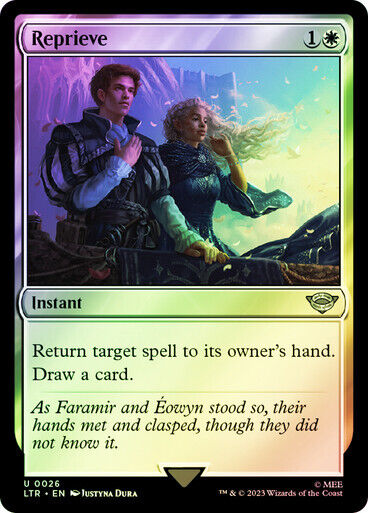FOIL Reprieve ~ The Lord of the Rings [ NearMint ] [ Magic MTG ]