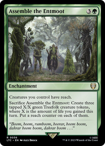 Assemble the Entmoot ~ Commander: The Lord of the Rings [ NM ] [ Magic MTG ] - London Magic Traders Ltd
