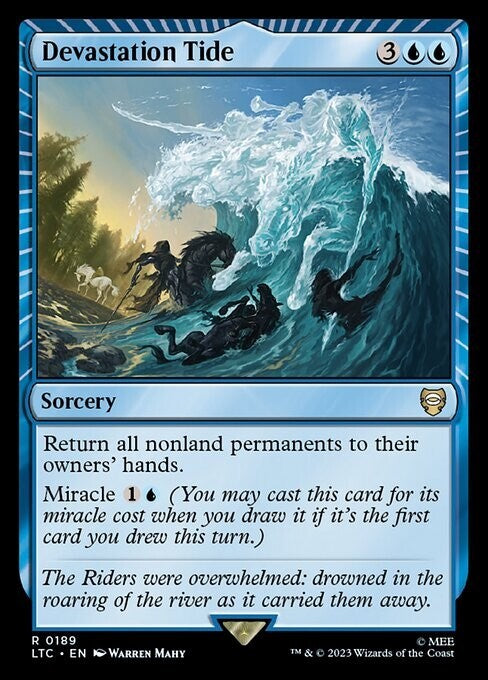 Devastation Tide ~ Commander: The Lord of the Rings [ NM ] [ Magic MTG ]