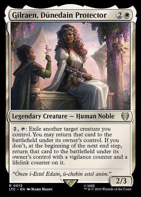 Gilraen, Dunedain Protector ~ Commander: The Lord of the Rings [ NM ] [ MTG ]