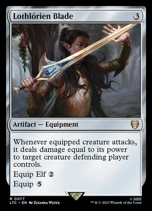 Lothlorien Blade ~ Commander: The Lord of the Rings [ NM ] [ Magic MTG ]