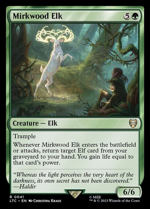 Mirkwood Elk ~ Commander: The Lord of the Rings [ NM ] [ Magic MTG ]