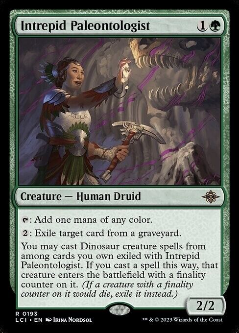 Intrepid Paleontologist ~ The Lost Caverns of Ixalan [ NM ] [ Magic MTG ]