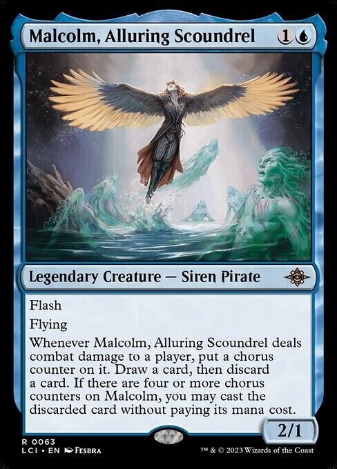 Malcolm, Alluring Scoundrel ~ The Lost Caverns of Ixalan [ NM ] [ Magic MTG ]