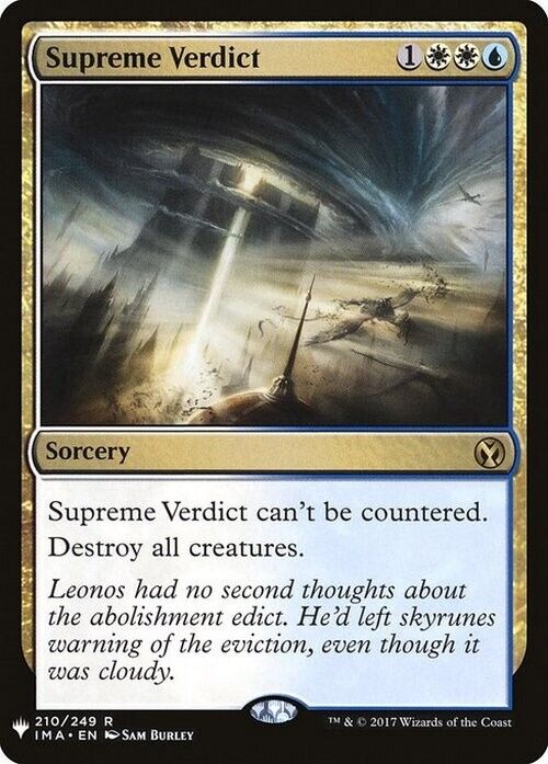 Supreme Verdict ~ Mystery Booster [ NearMint ] [ Magic MTG ]