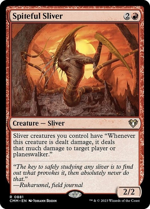 Spiteful Sliver ~ Commander Masters [ NearMint ] [ Magic MTG ]