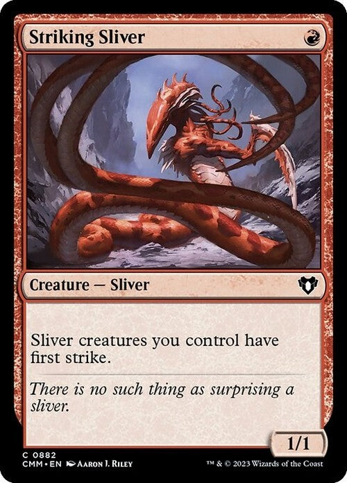 Striking Sliver ~ Commander Masters [ NearMint ] [ Magic MTG ] - London Magic Traders Ltd