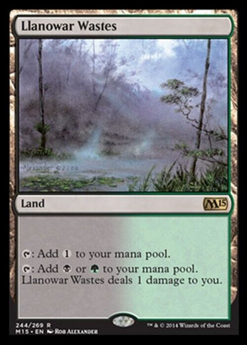 Llanowar Wastes ~ Magic 2015 [ Excellent ] [ Magic MTG ]