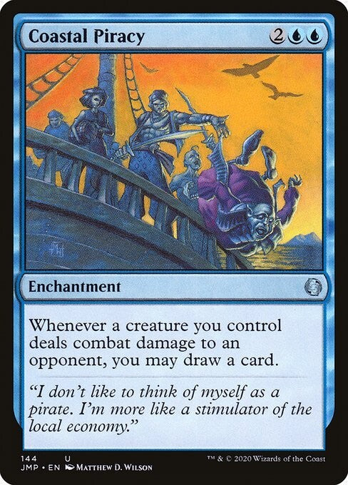 Coastal Piracy ~ Jumpstart 2021 [ NearMint ] [ Magic MTG ]