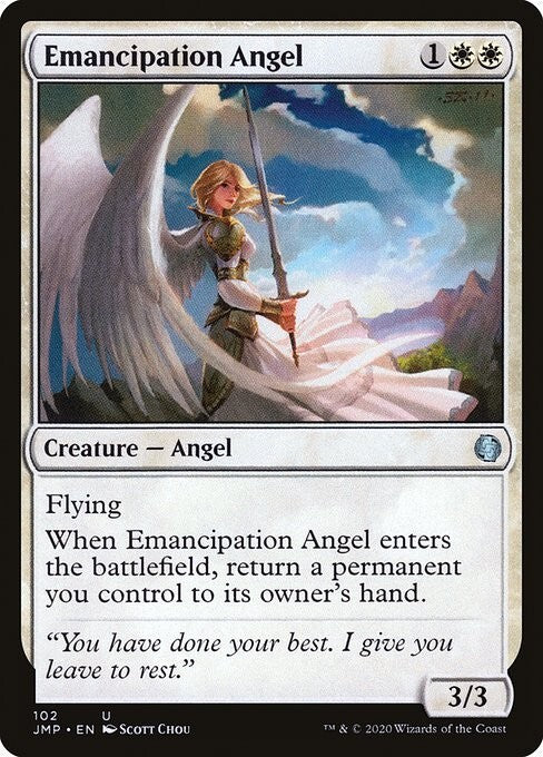 Emancipation Angel ~ Jumpstart 2021 [ NearMint ] [ Magic MTG ]