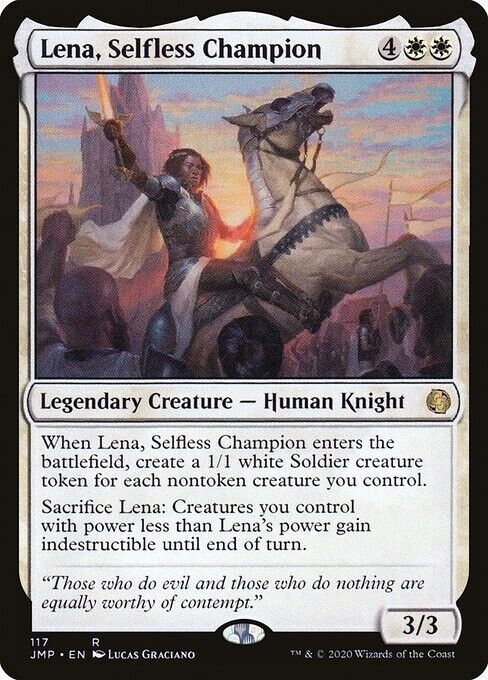 Lena, Selfless Champion ~ Jumpstart 2021 [ NearMint ] [ Magic MTG ]