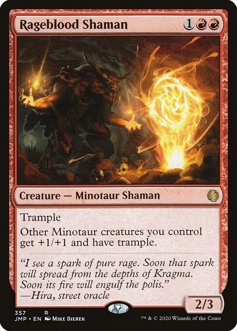 Rageblood Shaman ~ Jumpstart 2021 [ NearMint ] [ Magic MTG ]