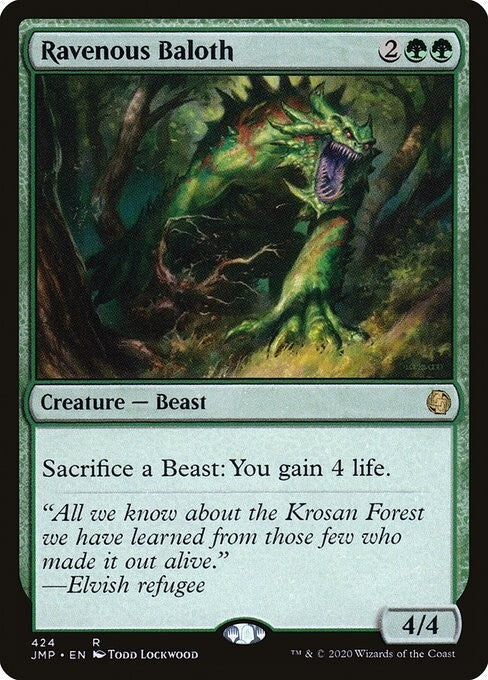 Ravenous Baloth ~ Jumpstart 2021 [ NearMint ] [ Magic MTG ]