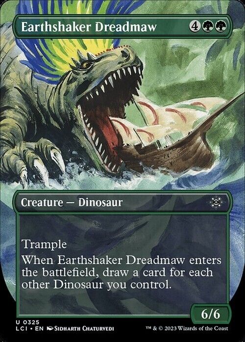 Choose your Borderless DINOSAUR ~ The Lost Caverns of Ixalan [ NM ] [ MTG ]