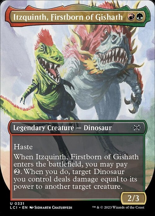 Choose your Borderless DINOSAUR ~ The Lost Caverns of Ixalan [ NM ] [ MTG ]