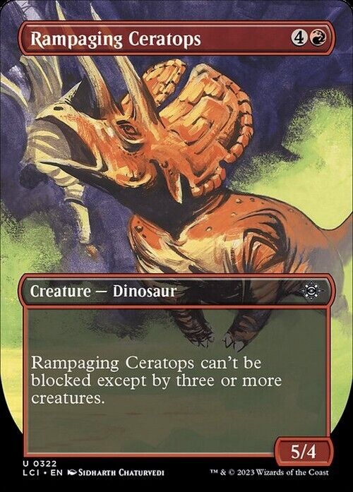 Choose your Borderless DINOSAUR ~ The Lost Caverns of Ixalan [ NM ] [ MTG ]