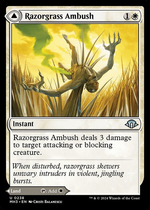 Razorgrass Ambush ~ Modern Horizons 3 [ NearMint ] [ Magic MTG ]