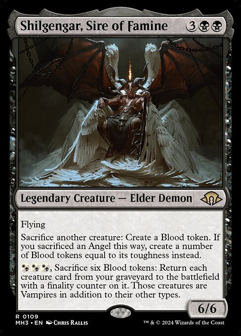 Shilgengar, Sire of Famine ~ Modern Horizons 3 [ NearMint ] [ Magic MTG ]