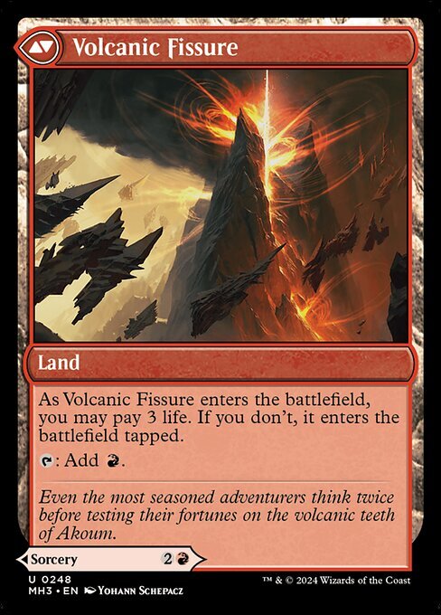 Sundering Eruption ~ Modern Horizons 3 [ NearMint ] [ Magic MTG ]