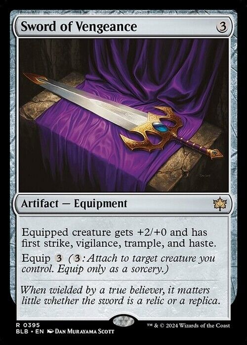 Sword of Vengeance ~ Bloomburrow [ NearMint ] [ Magic MTG ]