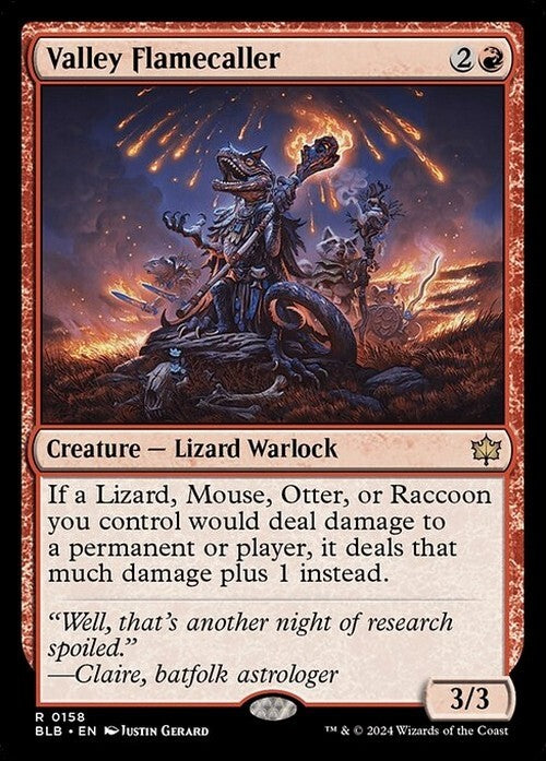 Valley Flamecaller ~ Bloomburrow [ NearMint ] [ Magic MTG ]