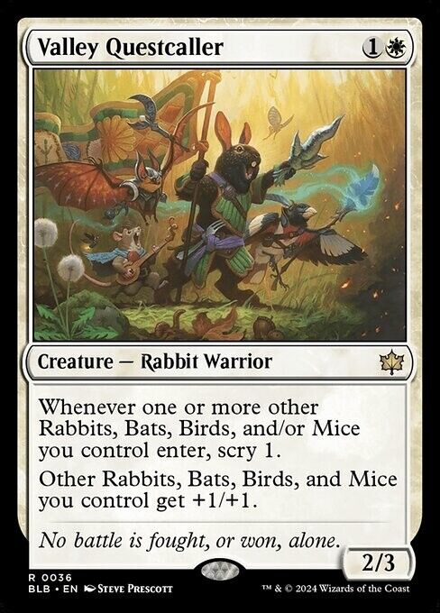 Valley Questcaller ~ Bloomburrow [ NearMint ] [ Magic MTG ] - London Magic Traders Ltd