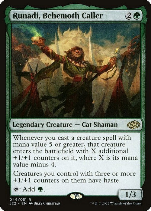 Runadi, Behemoth Caller ~ Jumpstart 2022 [ NearMint ] [ Magic MTG ]