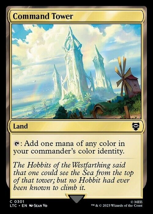 Command Tower ~ Commander: The Lord of the Rings [ NM ] [ Magic MTG ]