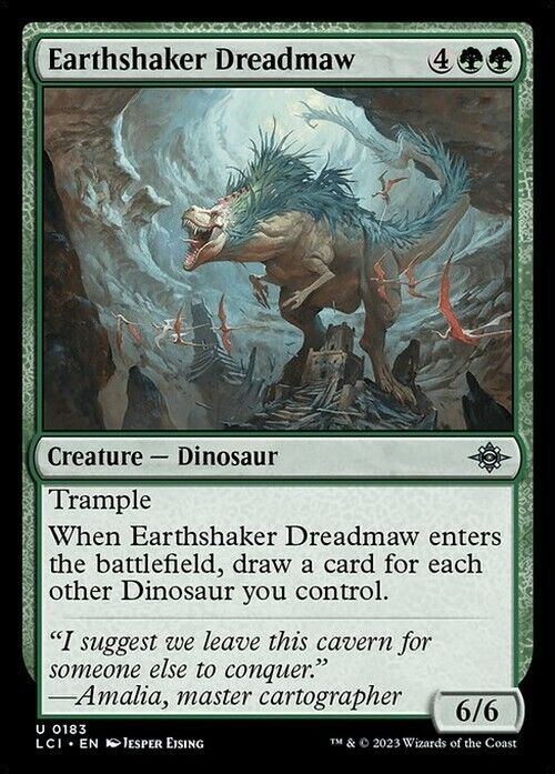Earthshaker Dreadmaw ~ The Lost Caverns of Ixalan [ NM ] [ Magic MTG ]