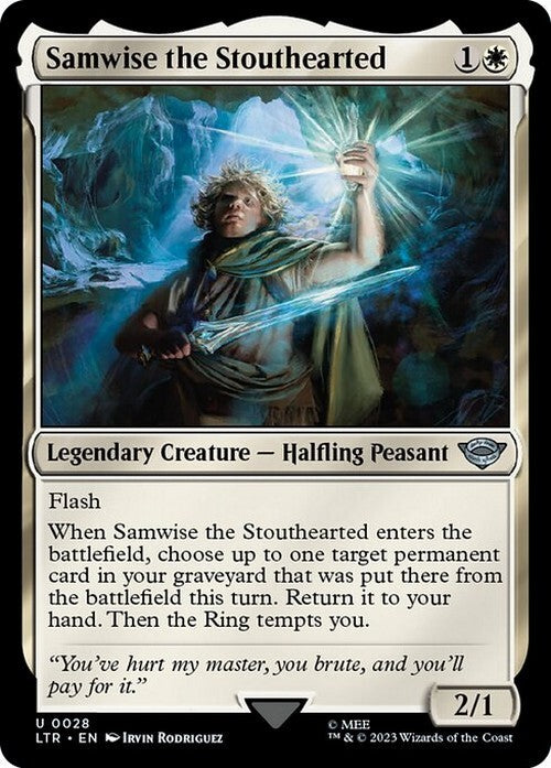 Samwise the Stouthearted ~ The Lord of the Rings [ NM ] [ Magic MTG ]