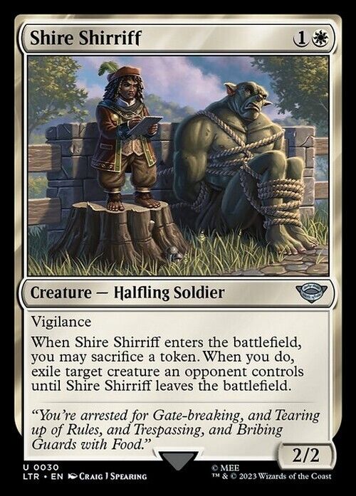 Shire Shirriff ~ The Lord of the Rings [ NM ] [ Magic MTG ]