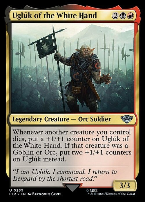 Ugluk of the White Hand ~ The Lord of the Rings [ NM ] [ Magic MTG ]