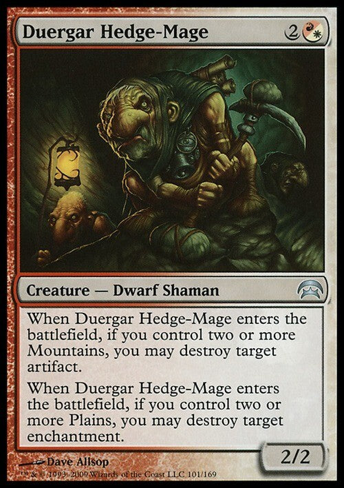 Duergar Hedge-Mage ~ Planechase [ Excellent ] [ Magic MTG ]