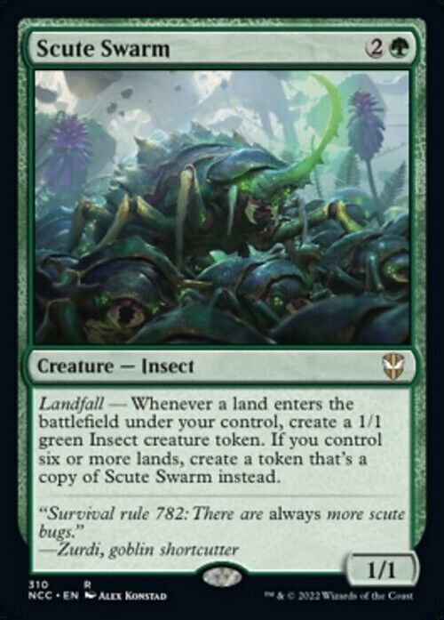 Scute Swarm ~ Commander: Streets of New Capenna [ NM ] [ Magic MTG ]