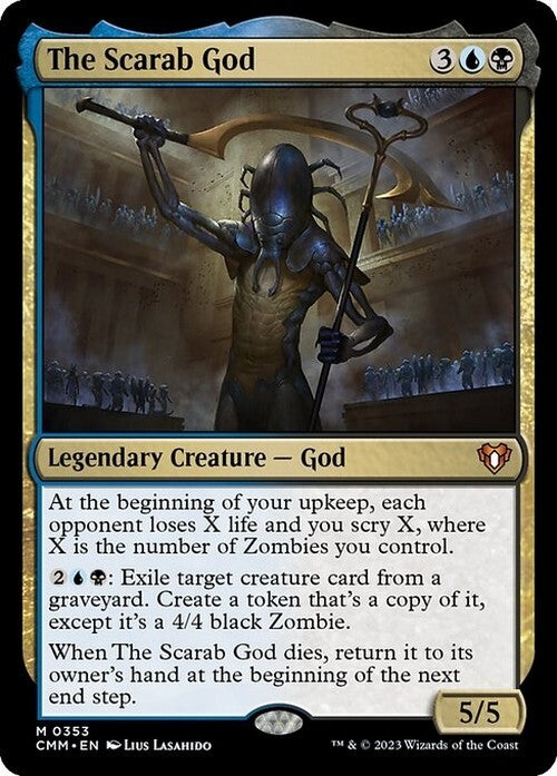 The Scarab God ~ Commander Masters [ NearMint ] [ Magic MTG ]