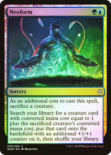 FOIL Neoform ~ War of the Spark [ NearMint ] [ Magic MTG ]