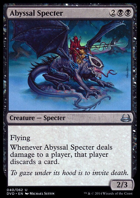 Abyssal Specter ~ Duel Decks: Anthology [ Excellent ] [ Magic MTG ]